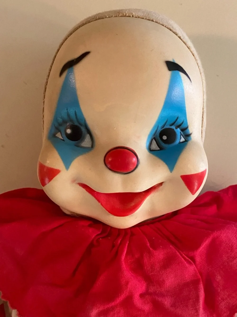 Vintage Gund Creation Rubber Face Clown Doll 1950’s 60’s J Swedlin Retro Kitschy